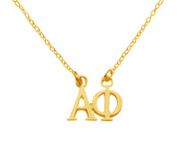 Alpha Phi Floating Necklace, Sorority Floating Necklace