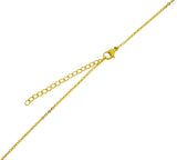 Alpha Phi Sorority Lavalier Neckace Gold Filled